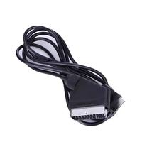 Câble Scart AV RGB de remplacement de 1,8 m pour la connexion PS1 PS2 PS3, cordon de jeu pour console PAL/NTSC