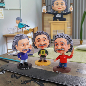 Tùy Chỉnh <span class=keywords><strong>Albert</strong></span> Búp Bê Bức Tượng Bobblehead Bobble Đầu Cho Bảng Điều Khiển Trang Trí Nội Thất - Product Image 5