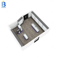 Comptoir de Magasin de Jeux Personnalisé, Vitrine à Cigarettes, Étagères de Présentation pour Magasin de Tabac, Verre Trempé, Éclairage LED, Durable, Écologique
