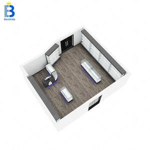 कस्टम गेम स्टोर डिजाइन काउंटर सिगरेट प्रदर्शित करता है धूम्रपान की दुकान अलमारियां प्रदर्शित ग्लास एलईडी एलईडी रोशनी टिकाऊ पर्यावरण अनुकूल शो मामले - Product Image 5