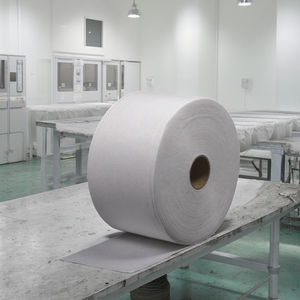 للبيع بالجملة قماش قطن نقي فائق النعومة جيد التهوية سبونليس ورق رطب غير منسوج منشفة وجه مواد خام بنمط متقاطع - Product Image 4