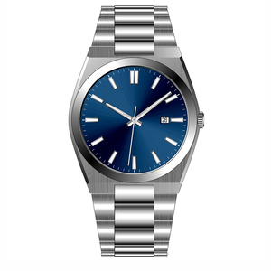 2025 nueva moda luminosa 5atm impermeable cuarzo Calendario de negocios Reloj Cuarzo Reloj de lujo <span class=keywords><strong>para</strong></span> hombres logotipo personalizado - Product Image 4