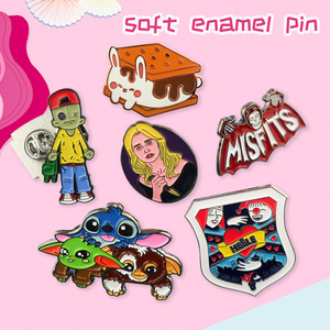Pins de Esmalte Duro Personalizados con Impresión UV, Pins de Esmalte de Dibujos Animados al por Mayor, Insignias Metálicas Personalizadas para Hombres de Negocios - Product Image 2