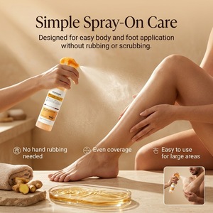 Spray Exfoliante de Cúrcuma y Ácido Kójico TK <span class=keywords><strong>SHEIN</strong></span> de 200ml para Hombres, para Cuerpo y Pies, Aclarante de Piel, Envío Internacional desde EE. UU. - Product Image 3