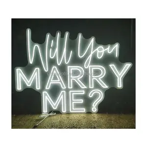 Patlayıcı benimle evlenecek Neon işareti özel teklif evlilik LED sahne işareti açık olay aydınlatma düğün dekorasyon için