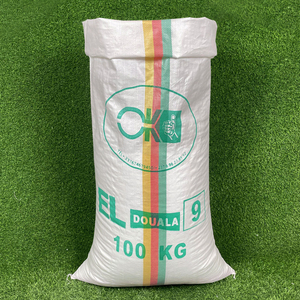 Prezzo all'ingrosso Pp tessuto borsa strisce verticali di giallo, rosso e verde sacco per semi grano farina di riso per cameron - Product Image 6