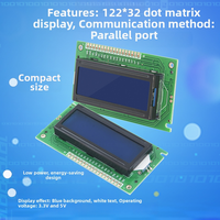 Module d'affichage LCD WG12232A parallèle 5V STN matrice de points HD 2,0" résolution 122x32 luminosité 300cd/m -20~70 HuiJingL