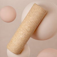 Rouleau de massage personnalisé en liège pour yoga, bâton de massage personnalisable avec balle