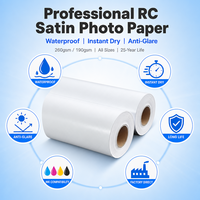 Rouleau de papier photo satiné RC 260 g/m² imperméable, microporeux, pour impression jet d'encre, idéal pour les publicités commerciales grand format (vente en gros)