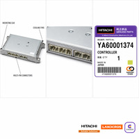 Pièces d'origine Hitachi YA60001374, contrôleur d'excavatrice, carte de commande MC pour Hitachi ZX200-5G ZX210-5G