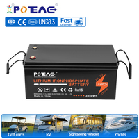 Batterie de remplacement au lithium LiFePO4 étanche IP67, 29,2 V 150 Ah, personnalisée, 4000 cycles, pour véhicules de tourisme (POEAE)