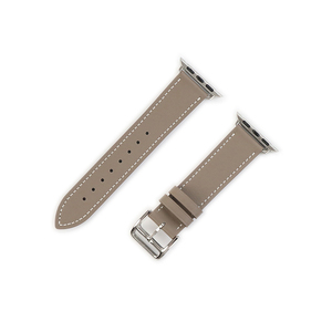 Correa Delgada de Cuero <span class=keywords><strong>para</strong></span> Reloj Hermes <span class=keywords><strong>Apple</strong></span> <span class=keywords><strong>Watch</strong></span> Single Tour de 42 mm, Correas de Reloj Attelage - Product Image 6