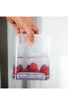 现代设计塑料透明食品容器盒冰箱盒用于厨房食品储存 - Product Image 2