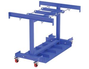 Conteneur <span class=keywords><strong>à</strong></span> <span class=keywords><strong>roulettes</strong></span> en acier Carters, chariot cylindrique, caisse de transport, chariot de logistique et de stockage - Product Image 1