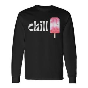 T-shirt a maniche lunghe Chill Ice Cream Summer Premium Beach Family Relaxing - Product Image 1