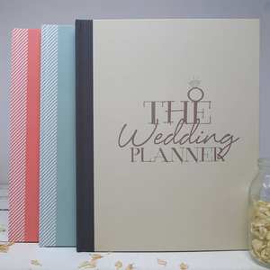 LABON <strong>Personalised</strong> Soft Green Hardback Leather Cover Sublimation Modern <strong>Wedding</strong> <strong>Planner</strong> - Product Image 2