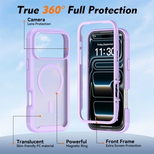เคสแข็งสำหรับ iPhone 17 Pro Max ด้านหน้าและด้านหลัง, เคสป้องกัน 360 องศาสำหรับ iPhone 17 Pro Max - Product Image 2