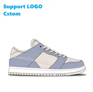 2023 The latest revised Dunkes style high quality leather low top men's sports basketball shoes free design