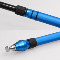 Marteau télescopique réglable PDR, outil de réparation de bosses de carrosserie sans peinture en fibre de carbone avec 5 embouts interchangeables