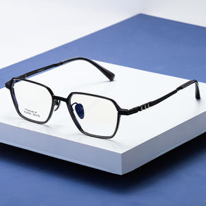 แว่นตาแฟชั่นกวางตุ้ง ผลิตจากแก้ว ไทเทเนียม สำหรับสายตาสั้น มองเห็นในเวลากลางคืน - Product Image 3