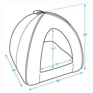 Toptan evcil hayvan malzemeleri köpek kedi aksesuarları Pet House kapalı Pet çadır-köpek ve kedi için yumuşak yatak - Product Image 2