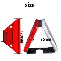 Marqueur de garde-corps réfléchissant prismatique double face haute intensité, indice IP66, anti-UV, anti-vieillissement, sans alimentation électrique, pour la circulation routière