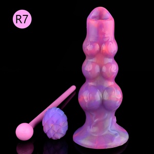 Juguetes Sexuales Coloridos con Forma de Lobo para Hombres, Productos para Adultos, Limpiador de Partes Íntimas, Luminoso, para Masturbación - Product Image 3