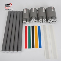 Cable Termocontraíble RUNDE 1.8/3KV de Silicona, 25mm, Relación de Contracción 2.5:1, Alto Rendimiento de Sellado, Aislamiento Eficiente para Cables