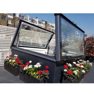 Ventana de techo negra, Panel de techo de <span class=keywords><strong>claraboya</strong></span> transparente de vidrio laminado con apertura eléctrica, precio - Product Image 1