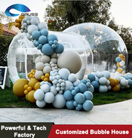 Tente bulle gonflable transparente en PVC, maison bulle gonflable pour le camping en plein air, les mariages et les fêtes