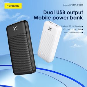 Banco de Energía Foneng Px109 Px110 con Doble Puerto USB, 10000 mAh/20000 mAh, Cargador de Teléfono Externo Portátil con Entrada USB, Venta al por Mayor - Product Image 2