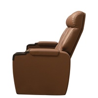 Fauteuil de cinéma double VIP en cuir sur mesure de luxe, canapé de cinéma, mobilier