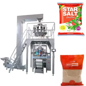 JB-720L Automatic 10 Heads Weigher Food Dry Fruits Rice Sugar Salt Coconut Chips Instant Soup Pouch Weighing Packing Machine