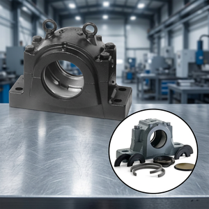 Support de palier à roulement auto-lubrifiant 70x120mm en fonte, métrique P5, lubrifié à la graisse, OEM SOFN324+22324CC pour usine de fabrication - Product Image 2