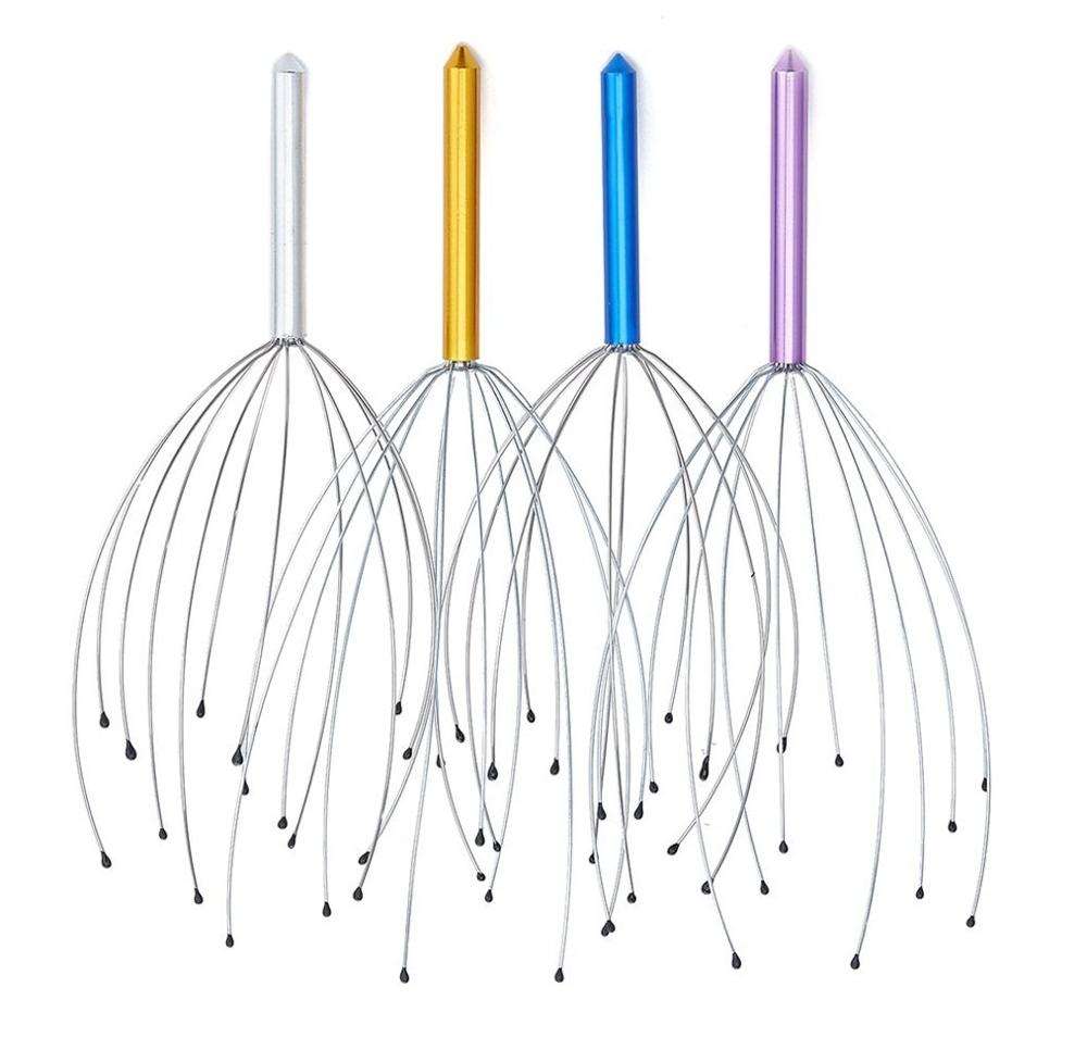 Araña eléctrica para masaje de cabeza de cuero cabelludo