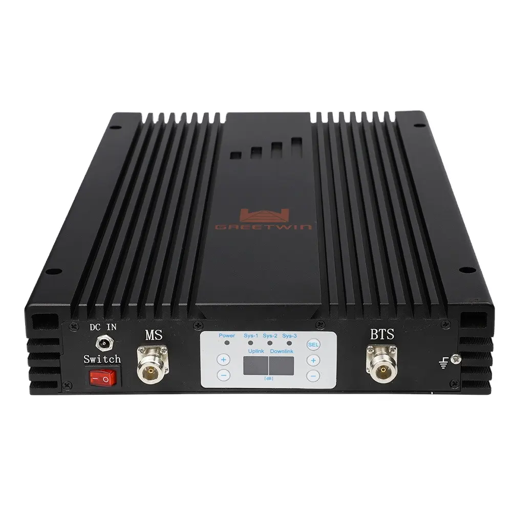 2W 33dBm Dual Band Repeater 2G 3G 4G 1800Mhz 2100Mhz Mobiele Telefoon Signaal Booster