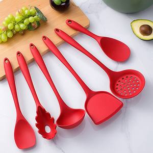 Ensemble d'ustensiles de cuisine en silicone résistant à la chaleur : spatule, pince, cuillère, <span class=keywords><strong>fouet</strong></span> – Outils de cuisine pour la maison - Product Image 2