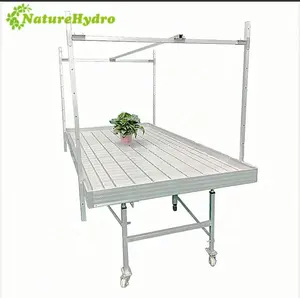 Rolling Bench Grow Rack sistema idroponico Ebb And Flow Table Green House per la semina