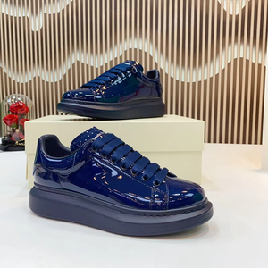 2025 New Thick-soled Men's and Women's Solid Color Leather Sports Shoes Luxury Designer Running shoes Casual Walking Shoes - Product Image 3