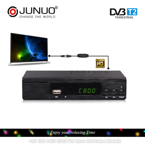 Junuo 2017 buena calidad H.264/H 265 HD fuerte decodificador de TV set top box DVB T2 checa - Product Image 1