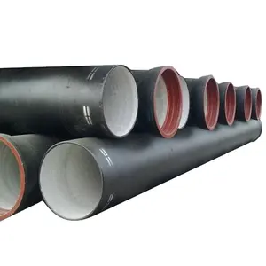 ISO2531 EN545 EN598 Polyurethane PU coating Ductile Iron Pipes C40 K9 drinking water pipe