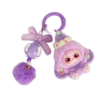 En 2026, el nuevo y adorable llavero de muñeca de dibujos animados para niña, ideal como regalo para novia, para colgar en mochilas escolares de tres años.