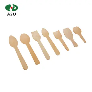 Attractive Eco Friendly Wooden Disposable Knife Fork Spoon