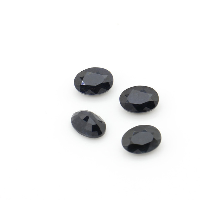 Heat Black Onyx Stones Sapphire for Making Jewelry Super Star Wholesale 7*5mm Oval Shape Natural Black Onyx Products Mix Onyx