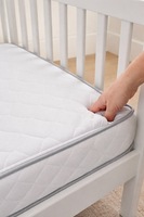 Colchón de Cuna para Bebé de Alta Calidad, Personalizado, Suave, Transpirable, Portátil, de Esponja de Alta Densidad, Lavable, con Cierre