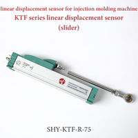 Transductor de Posición Lineal KTF de 200 mm, Potenciómetro con Carcasa de Aluminio Anodizado, Clasificación IP65, Alta Precisión, Velocidad de Inyección de 10 m/s