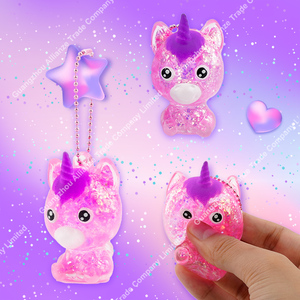 4 Style Cute Animal Decompression <b>Ball</b> Glitter Jelly <b>Squeeze</b> Toy Maltose Pinch Happy Slow Rebound TPR Sugar Stress <b>Balls</b> Toy - Product Image 5