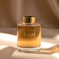 Bouteilles en verre vides de 100 ml, 150 ml, 200 ml, logo personnalisé, décoration intérieure, arôme liquide naturel, diffuseur de parfum à roseaux, aromathérapie