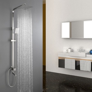 Ensemble de <span class=keywords><strong>colonne</strong></span> de douche extérieure en acier inoxydable 304 brossé ensemble de douche extérieure portable de jardin autoportant ensemble de douche froide unique - Product Image 3