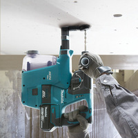 Marteau perforateur rotatif sans fil Makit DHR242 Brushless SDS-Plus avec accessoire d'extraction de poussière DX06